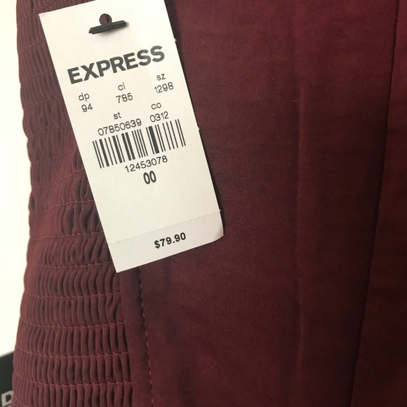 NWT Wine Jumpsuit - Picture 3 of 6